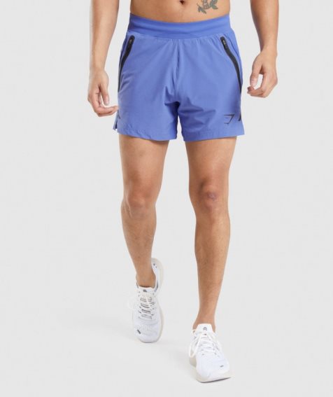 Men's Gymshark Apex 5" Perform Shorts Blue | NZ 4DRETC